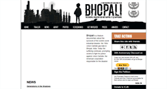 Desktop Screenshot of bhopalithemovie.com